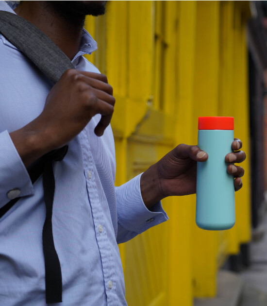 Lund London Travel Mug Termos Bardak (350 ml) // Coral & Mint