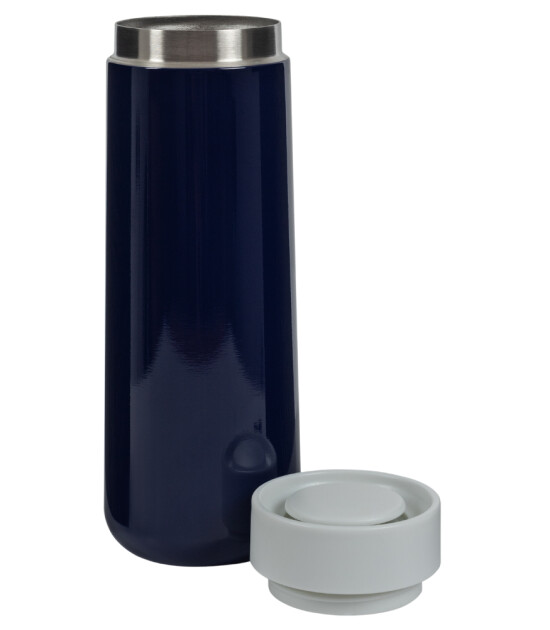 Lund London Travel Mug Termos Bardak (350 ml) // Indigo & White