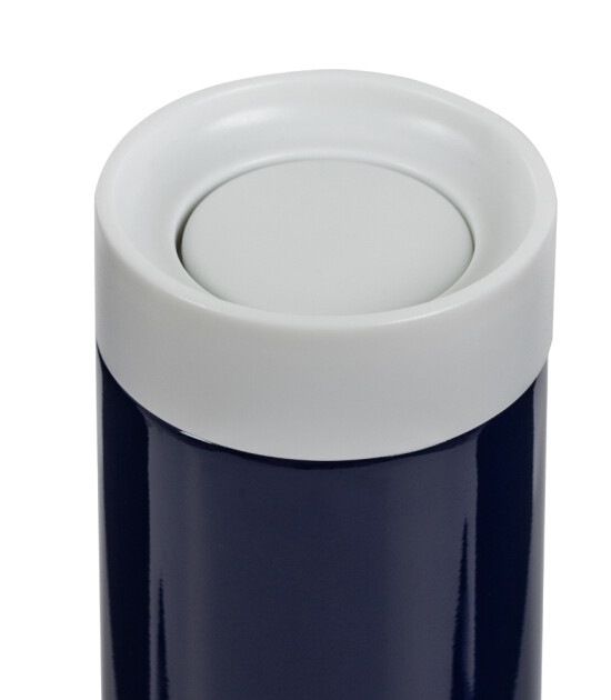 Lund London Travel Mug Termos Bardak (350 ml) // Indigo & White