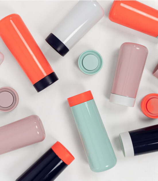 Lund London Travel Mug Termos Bardak (350 ml) // Pink & Mint