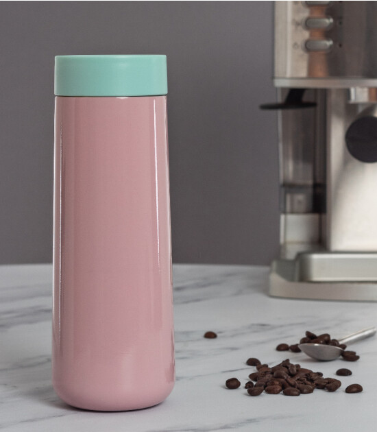 Lund London Travel Mug Termos Bardak (350 ml) // Pink & Mint