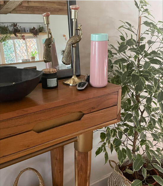 Lund London Travel Mug Termos Bardak (350 ml) // Pink & Mint