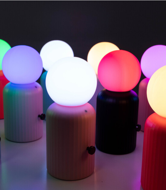 Lund London Gece Lambası ve Wireless Şarj // White