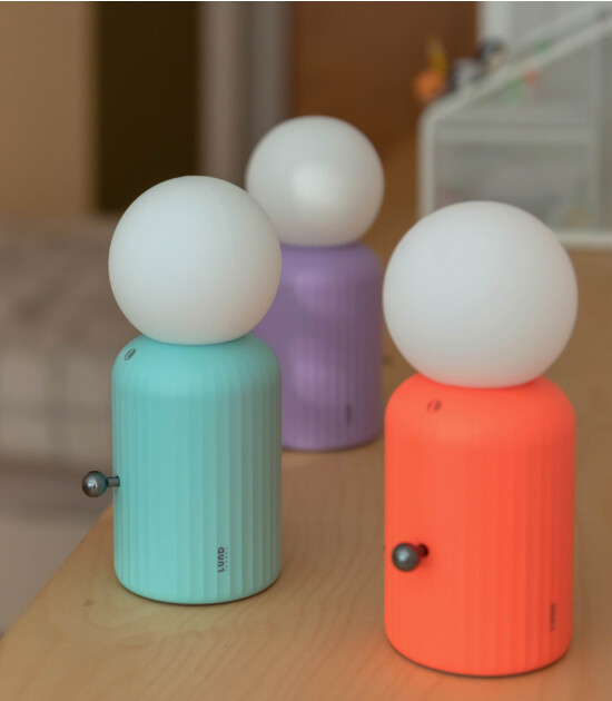 Lund London Gece Lambası ve Wireless Şarj // White