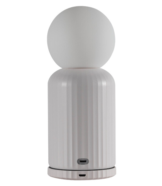 Lund London Gece Lambası ve Wireless Şarj // White