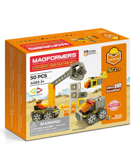 Magformers Mıknatıslı Construction Set (50 Parça)