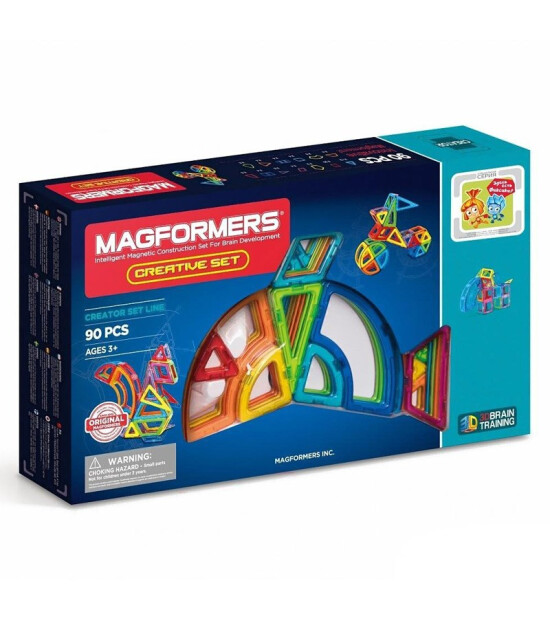 Magformers Mıknatıslı Creative Set (90 Parça)