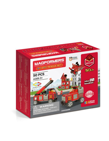 Magformers Mıknatıslı Rescue Set (50 Par&ccedil;a)