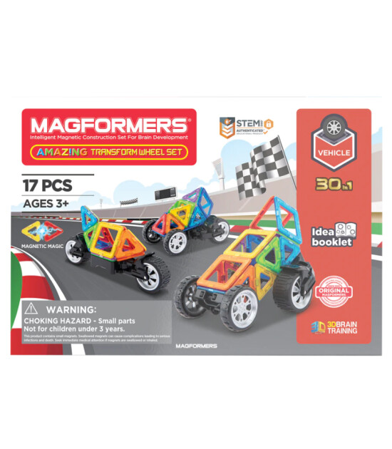 Magformers Mıknatıslı Amazing Transform Wheel Set (17 Parça)