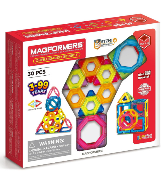 Magformers Mıknatıslı Challenger Set (30 Parça)