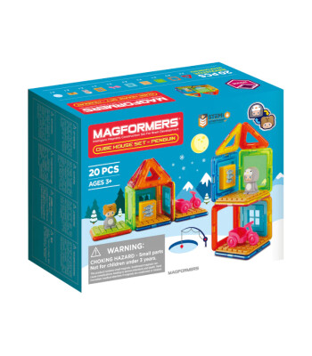 Magformers Mıknatıslı Cube House Set // Penguin (20 Par&ccedil;a)