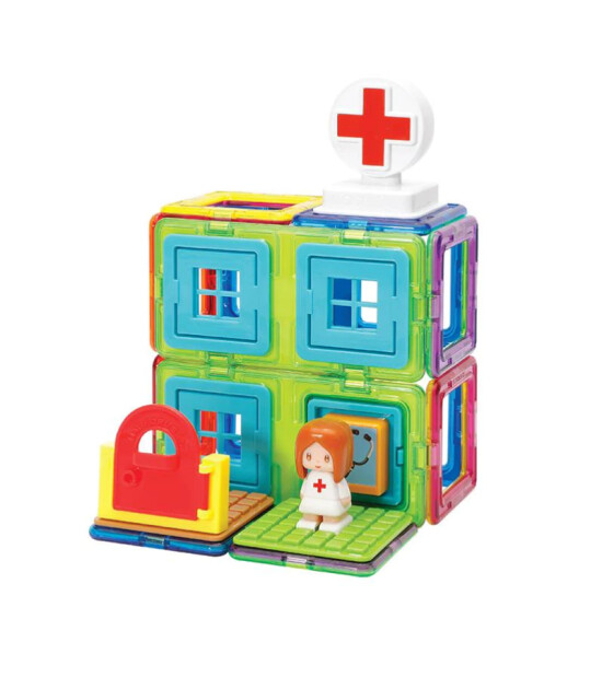 Magformers Mıknatıslı Hospital Set (22 Parça)