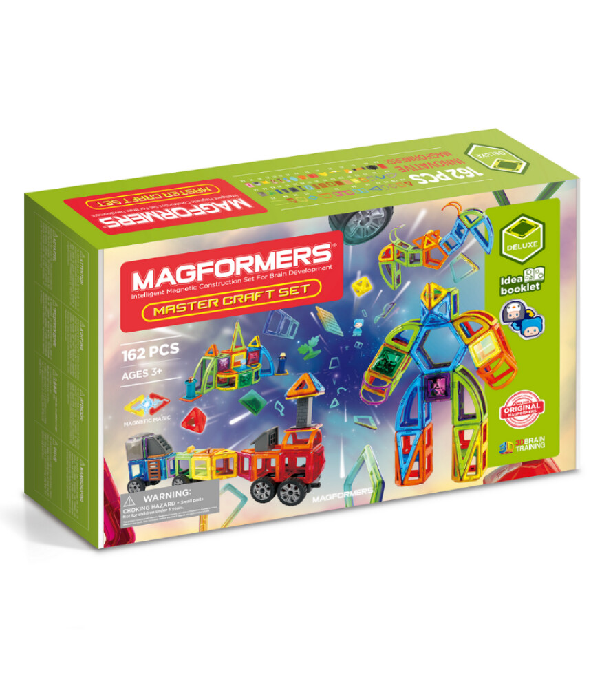【正規品】MAGFORMERS 151ピース Magformers Mıknatıslı Master Craft Set (162 Parça) - Keyif Bebesi