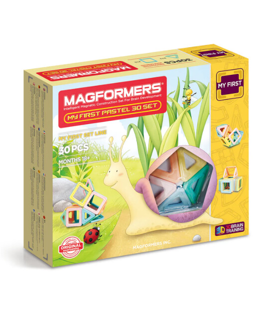 Magformers Mıknatıslı My First Pastel Set (30 Parça)