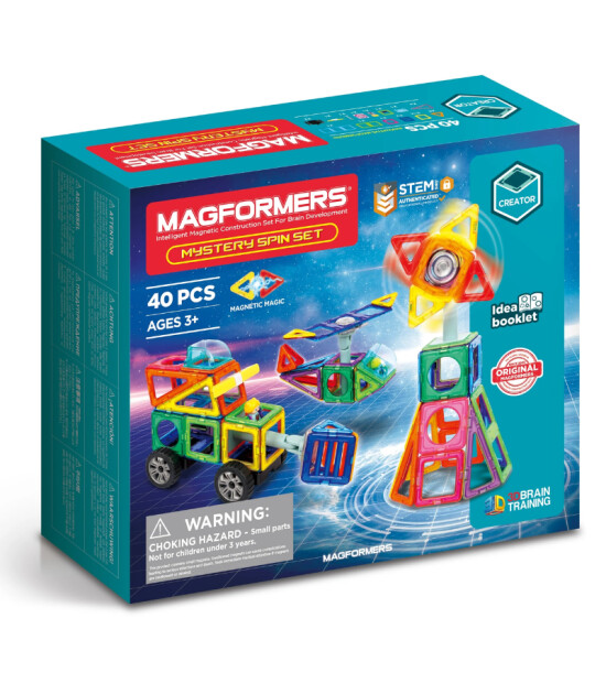 Magformers Mıknatıslı Mystery Spin Set (40 Parça)