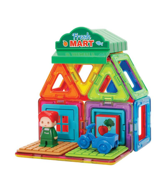 Magformers Mıknatıslı Town Set // Mart (22 Parça)