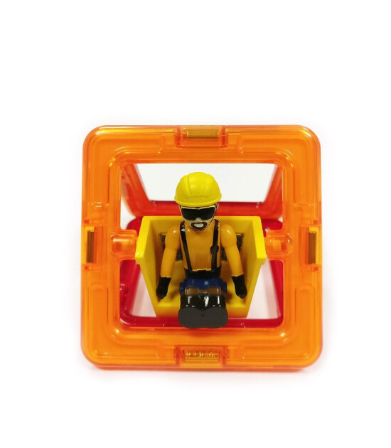 Magformers Mıknatıslı Mini Set // Construction Worker (6 Parça)