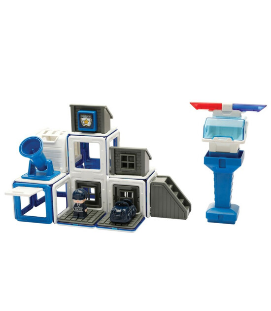 Magformers Mıknatıslı Police Set (50 Parça)