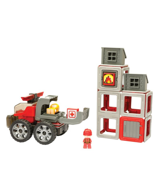 Magformers Mıknatıslı Rescue Set (50 Parça)