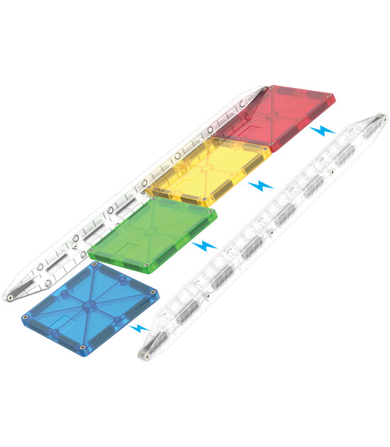 Magna-Tiles Rail Racers (33 Parça)