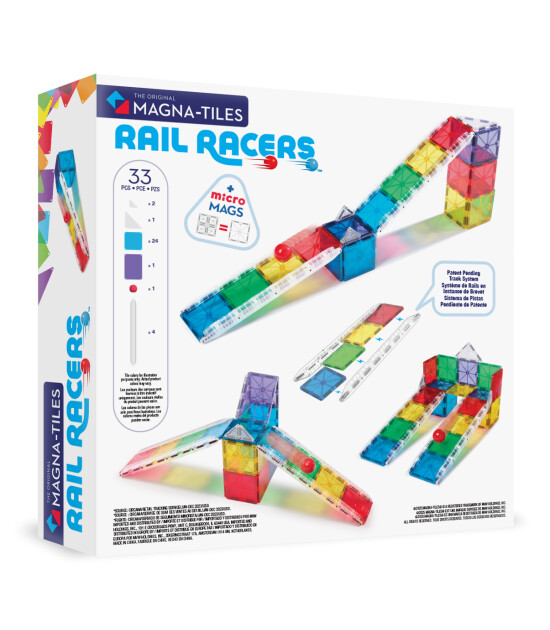 Magna-Tiles Rail Racers (33 Parça)