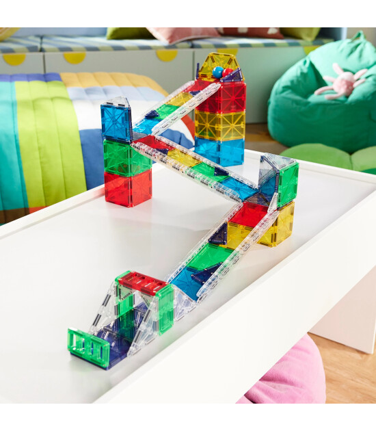 Magna-Tiles Rail Racers Deluxe (90 Parça)