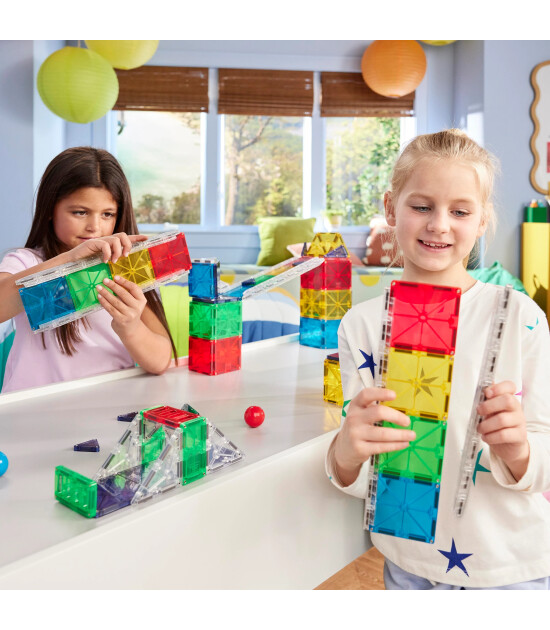 Magna-Tiles Rail Racers Deluxe (90 Parça)