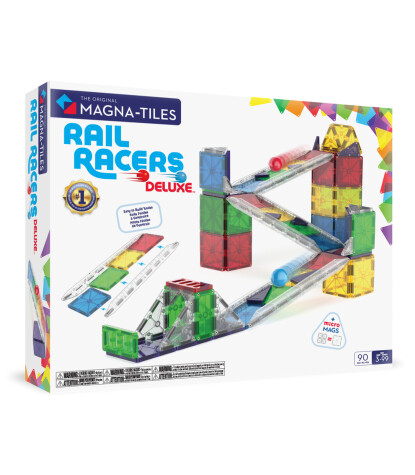 Magna-Tiles Rail Racers Deluxe (90 Parça)