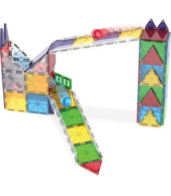 Magna-Tiles Rail Racers Deluxe (90 Parça)