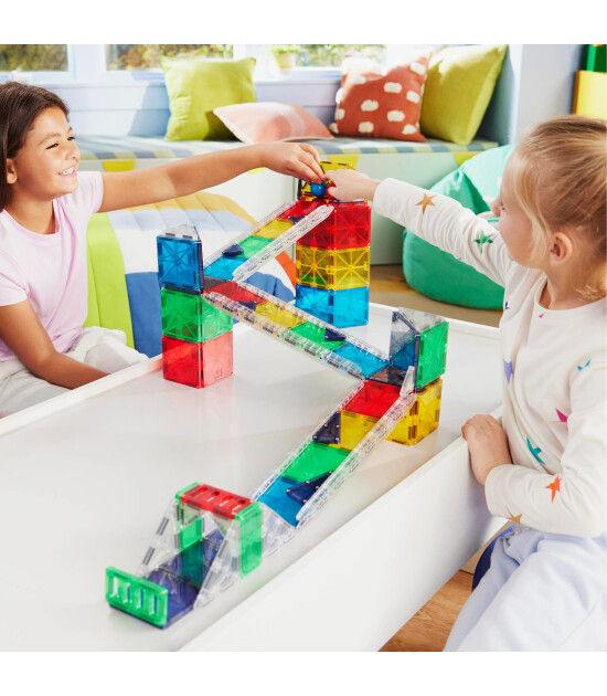 Magna-Tiles Rail Racers Deluxe (90 Parça)