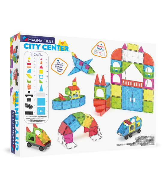 Magna-Tiles MAGNA-TILES® - City Center - 110 Parça