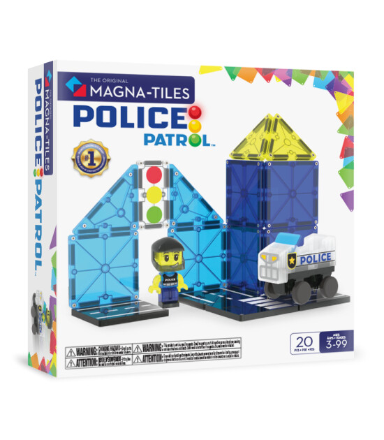 Magna-Tiles Police Patrol (20 Parça)