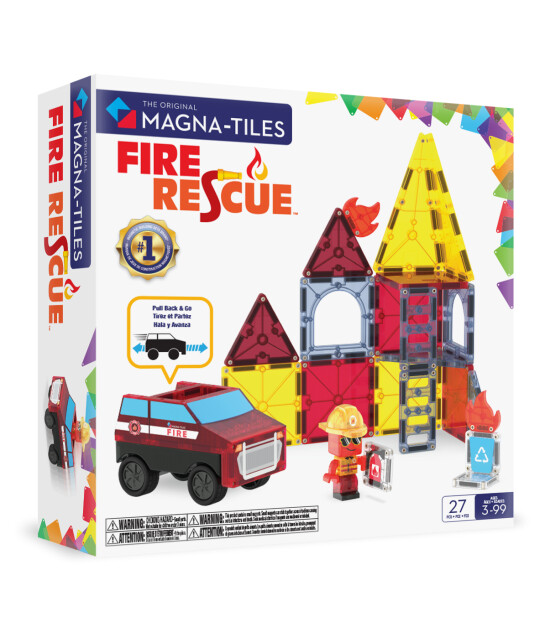 Magna-Tiles Fire Rescue (27 Parça)