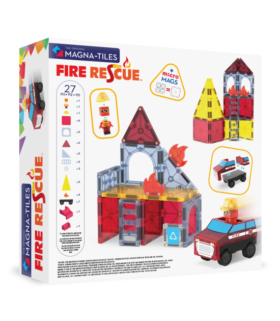 Magna-Tiles Fire Rescue (27 Parça)