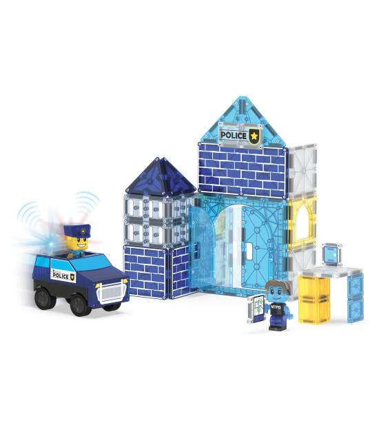 Magna-Tiles Police Station (5 Parça)