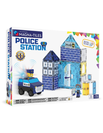 Magna-Tiles Police Station (35 Par&ccedil;a)