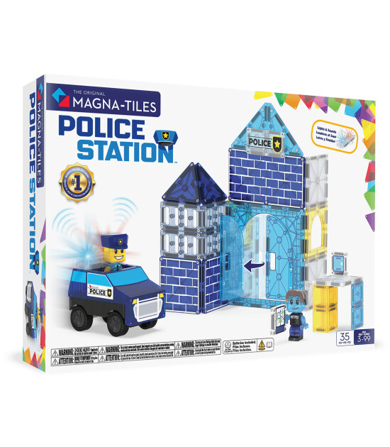 Magna-Tiles Police Station (5 Parça)