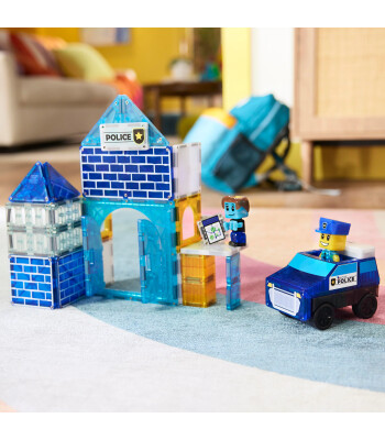 Magna-Tiles Police Station (5 Parça)