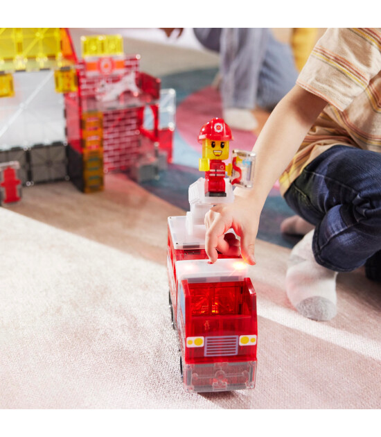 Magna-Tiles Fire Station (50 Parça)