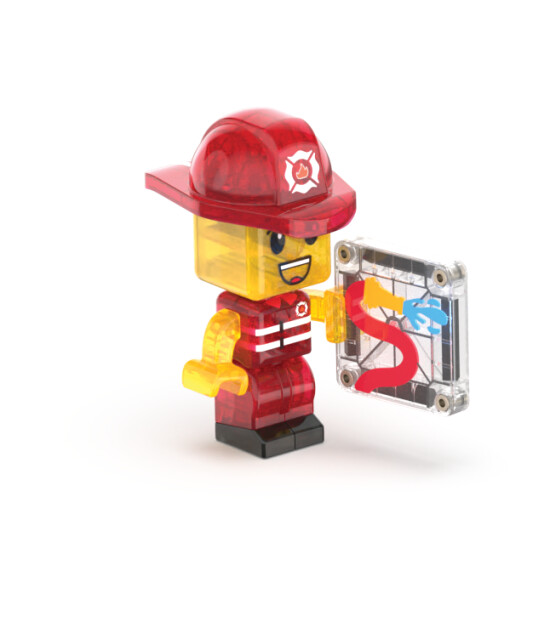 Magna-Tiles Fire Station (50 Parça)