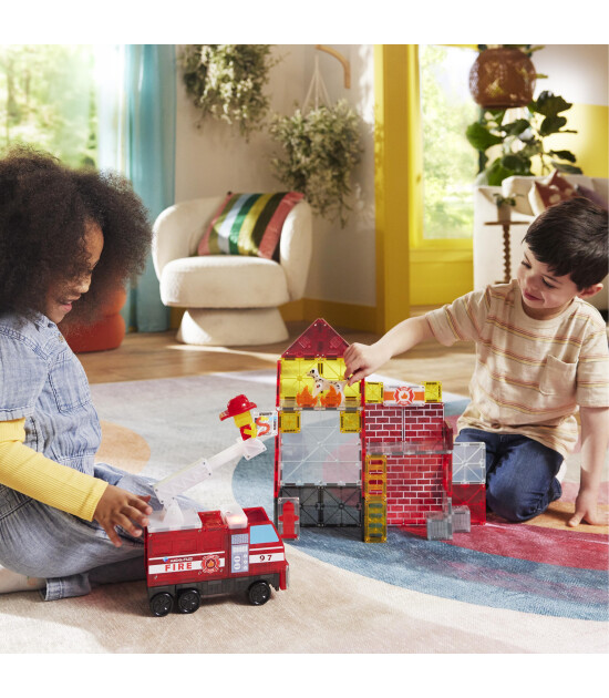 Magna-Tiles Fire Station (50 Parça)