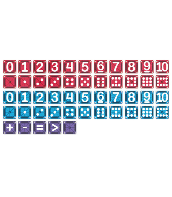 Magna-Tiles MAGNA-TILES&reg; - Learn Numbers Manyetik Bloklar - 56 Par&ccedil;a