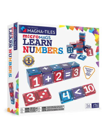 Magna-Tiles MAGNA-TILES&reg; - Learn Numbers Manyetik Bloklar - 56 Par&ccedil;a