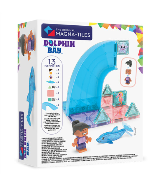 Magna-Tiles MAGNA-TILES&reg; - Dolphin Bay Manyetik Bloklar - 13 Par&ccedil;a