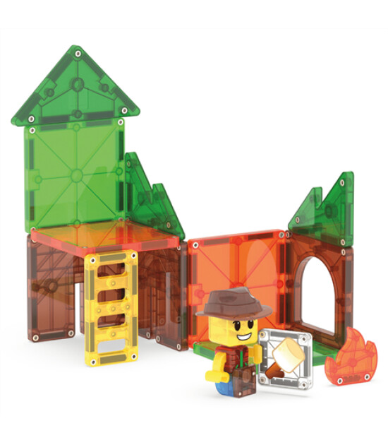 Magna-Tiles MAGNA-TILES&reg; - Camp Out Manyetik Bloklar - 16 Par&ccedil;a
