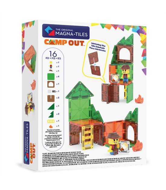 Magna-Tiles MAGNA-TILES&reg; - Camp Out Manyetik Bloklar - 16 Par&ccedil;a