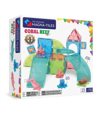Magna-Tiles Manyetik Yapı Seti - Coral Reef (25 Parça)