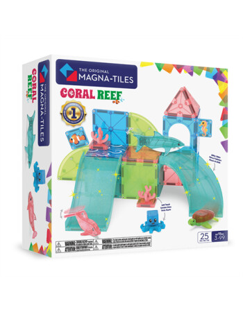 Magna-Tiles MAGNA-TILES&reg; - Coral Reef Manyetik Bloklar - 25 Par&ccedil;a