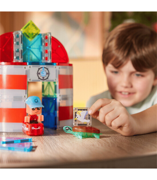 Magna-Tiles MAGNA-TILES&reg; - Lighthouse Rescue Manyetik Bloklar - 25 Par&ccedil;a