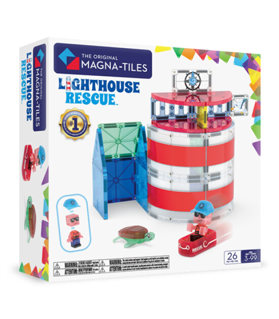Magna-Tiles MAGNA-TILES&reg; - Lighthouse Rescue Manyetik Bloklar - 25 Par&ccedil;a